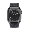 Умные часы Apple Watch Series 8 41 мм Graphite Stainless Steel Case with Midnight Braided Solo Loop